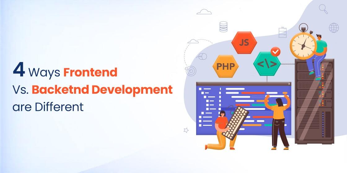 front end vs back end development