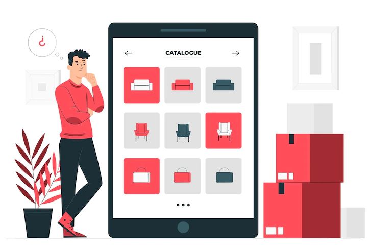 Ecommerce app catalogue