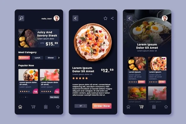 UI of an app